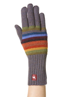Alpaca finger gloves ARCO IRIS made from 100% alpaca